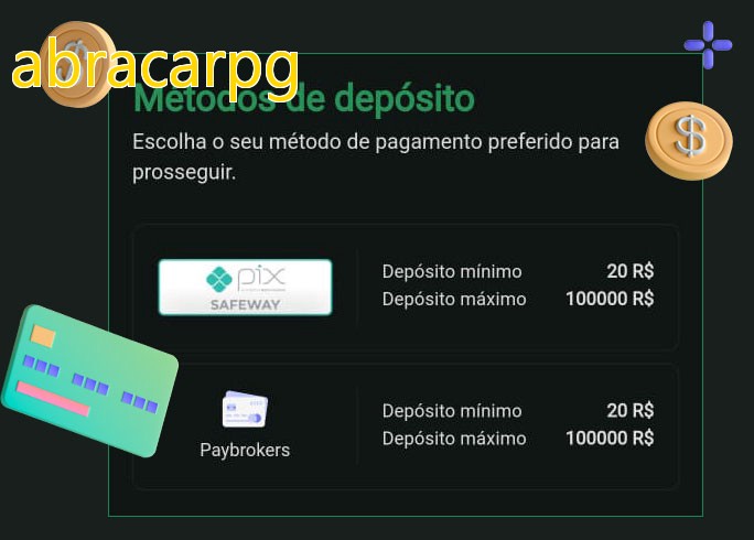 O cassino abracarpgbet oferece uma grande variedade de métodos de pagamento